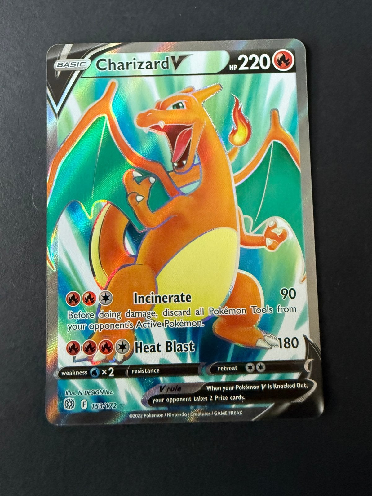 Brilliant Stars 153/172 Charizard V, Ophalen of Verzenden, Nieuw, Losse kaart