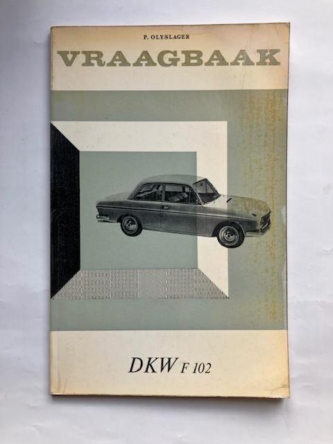 Vraagbaak   DKW   F 102   1966, Auto diversen, Handleidingen en Instructieboekjes, Ophalen of Verzenden