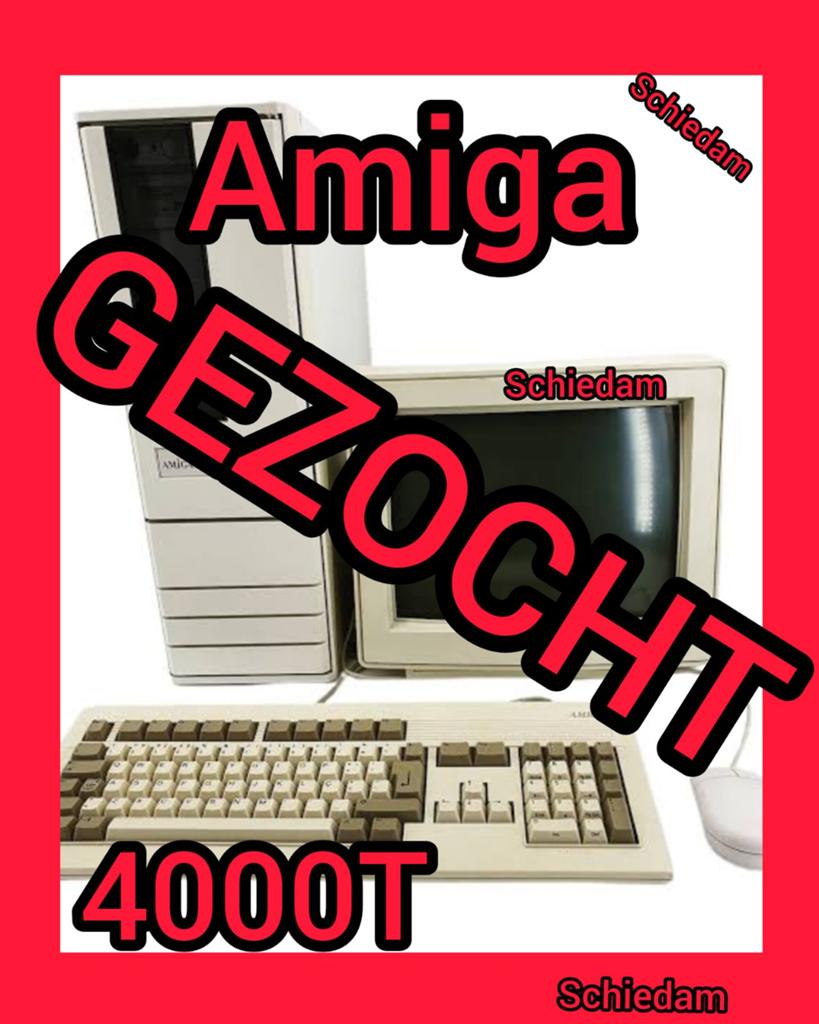 GEZOCHT Commodore Amiga, Computers en Software, Vintage Computers, Ophalen of Verzenden, Commodore