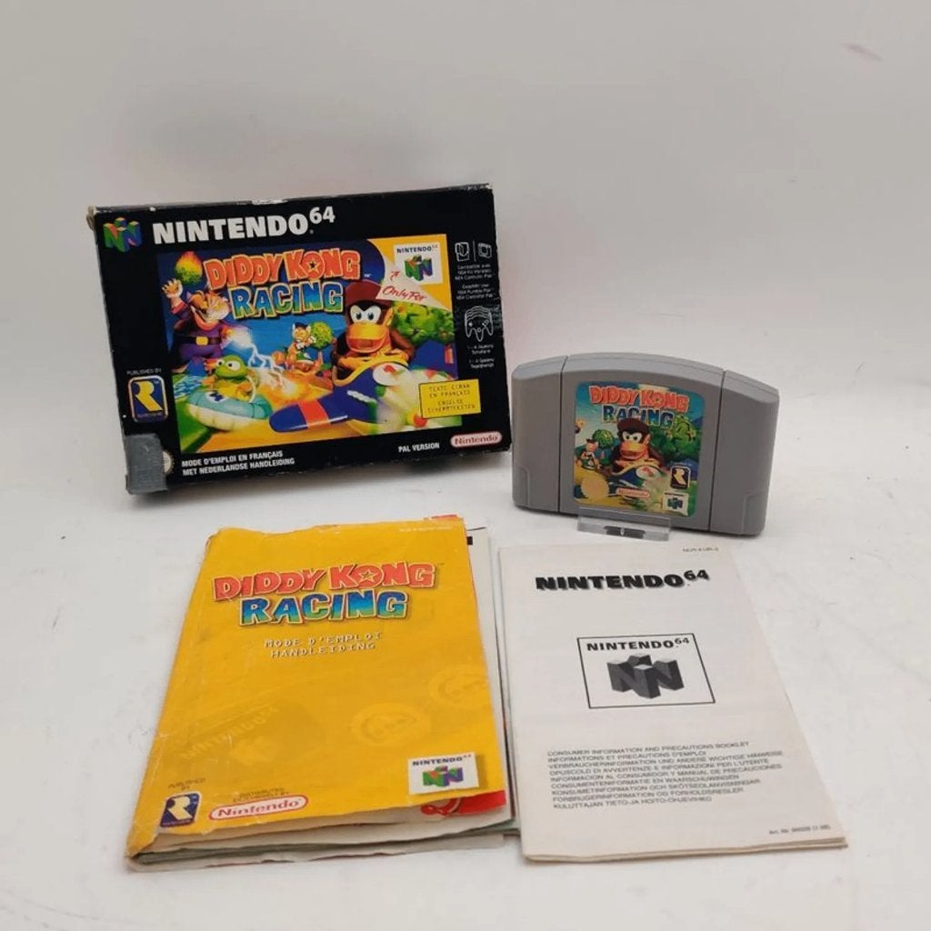 Diddy Kong Racing - Nintendo 64 nu voor €39.99, Spelcomputers en Games, N, N, Racen en Vliegen, Ophalen of Verzenden