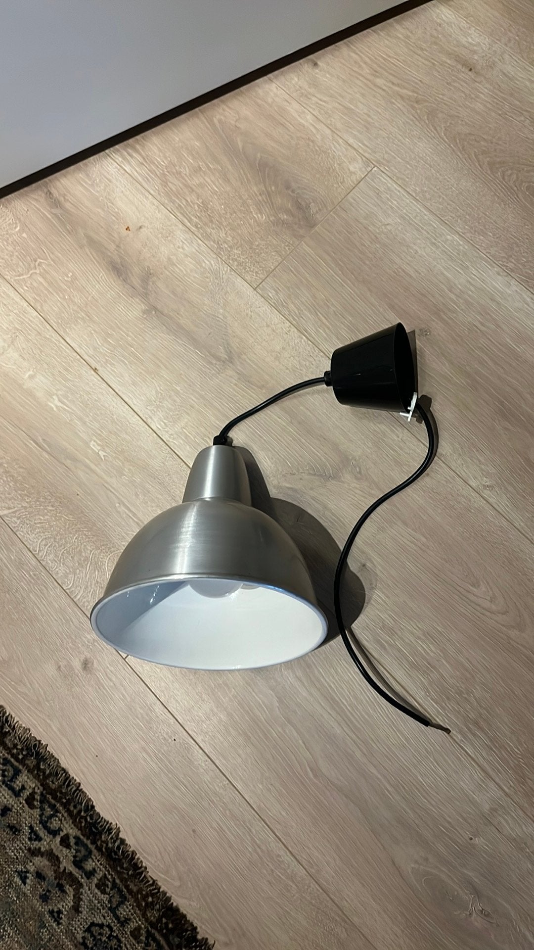 Hanglamp zilver, Ophalen, Zo goed als nieuw, IKEA, Zilver