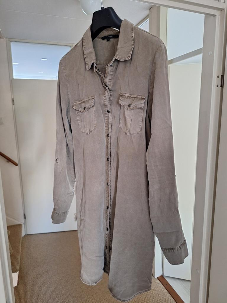 Vero Moda Jurk/Blouse - Maat M, Kleding | Dames, Maat 38/40 (M), Vero Moda, Ophalen of Verzenden, Grijs