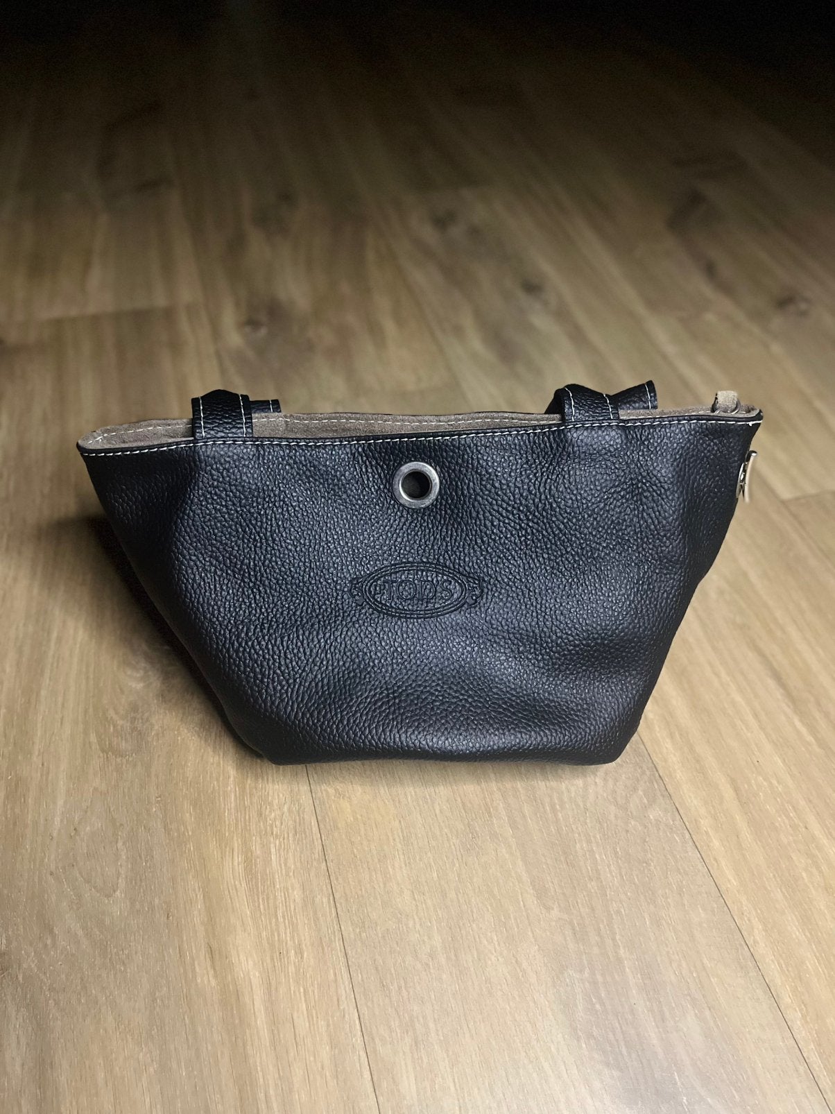 Tod’s Leren Handtas – Zo Goed Als Nieuw – Luxe Design, Ophalen of Verzenden, Zo goed als nieuw, Zwart, Handtas