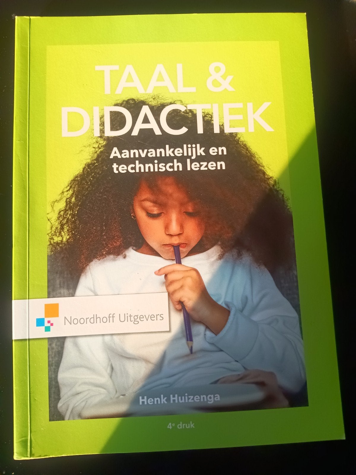 Taal & Didactiek: Aanvankelijk en technisch lezen (4e druk), Boeken, Zo goed als nieuw, Henk Huizenga, Alpha, HBO