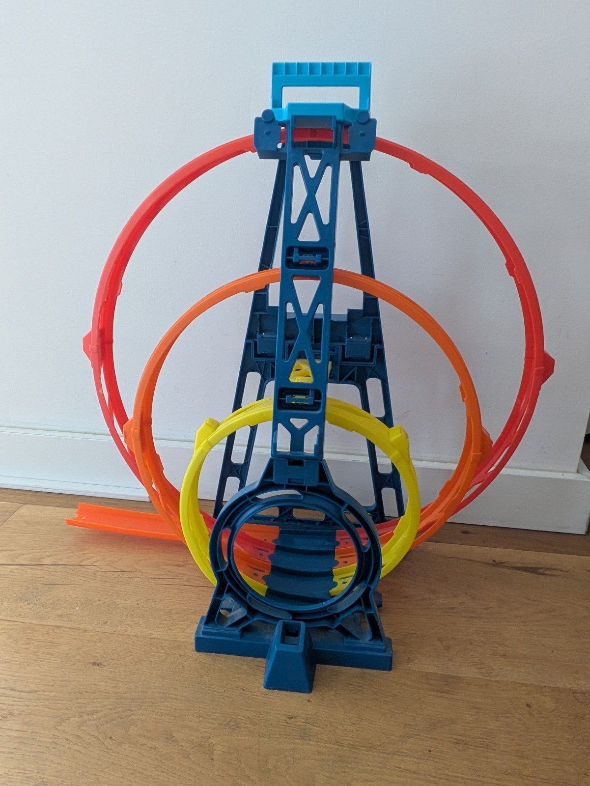 Hot Wheels Driedubbele Looping Set, Ophalen, Zo goed als nieuw, Jongen