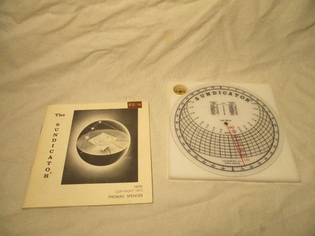 the sundicator 1970 Thomas Spencer, Antiek en Kunst, Ophalen of Verzenden