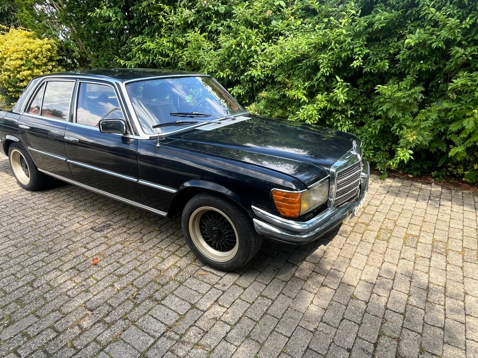 Mercedes-Benz S-Klasse 2.7 280 SE 1974 lpg, Auto's, Automaat, Zwart, Mercedes-Benz, Particulier