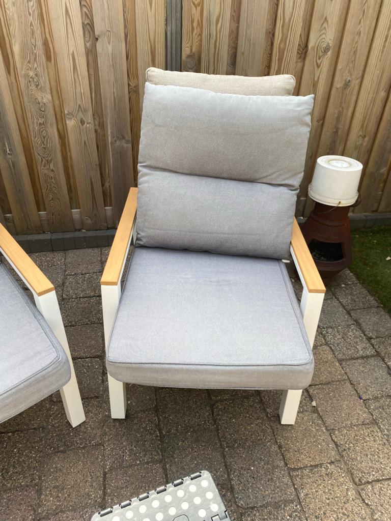 Kussens voor in de tuin stoelen /fautails, Ophalen, Gebruikt