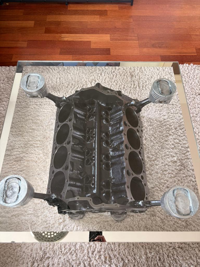 V8 salontafel, Huis en Inrichting, Tafels | Salontafels, Ophalen, 50 tot 100 cm, 50 tot 75 cm, Vierkant