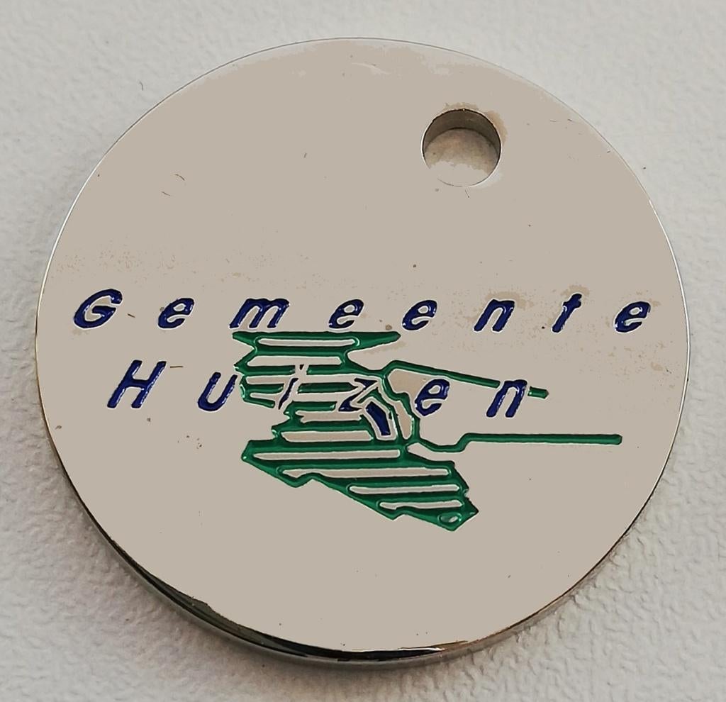Winkelwagenmuntje gemeente Huizen, Ophalen of Verzenden