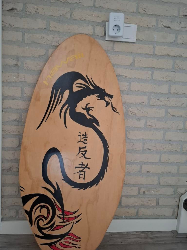 Decoratief houten surfboard, Ophalen, Zo goed als nieuw, Overige typen
