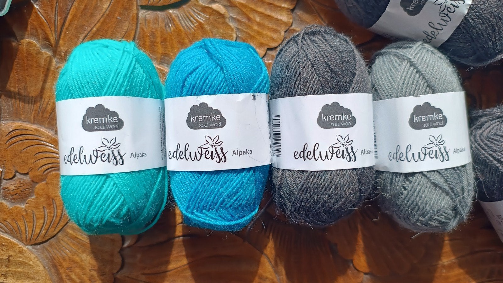 breiwol zacht - Kremke Edelweiss Alpaca - ca 250gr, Verzenden, Nieuw, Breien of Haken, Wol of Garen