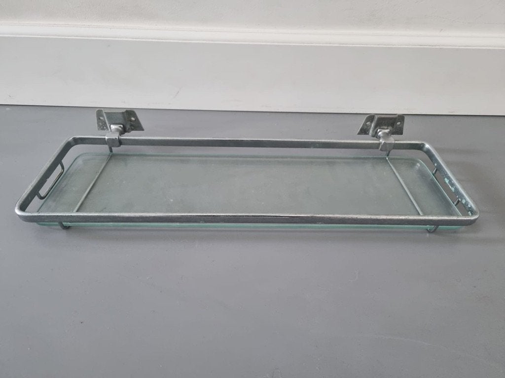 mooi vintage wastafelrek, Ophalen, Gebruikt, Rvs, Overige typen