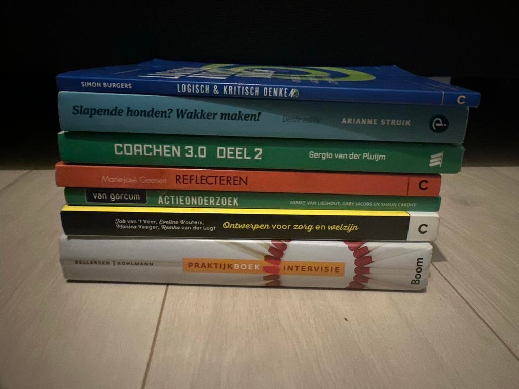 Diverse studieboeken: Logisch Denken, Coachen, Reflecteren, Boeken, Ophalen of Verzenden, Gamma, Gelezen, HBO