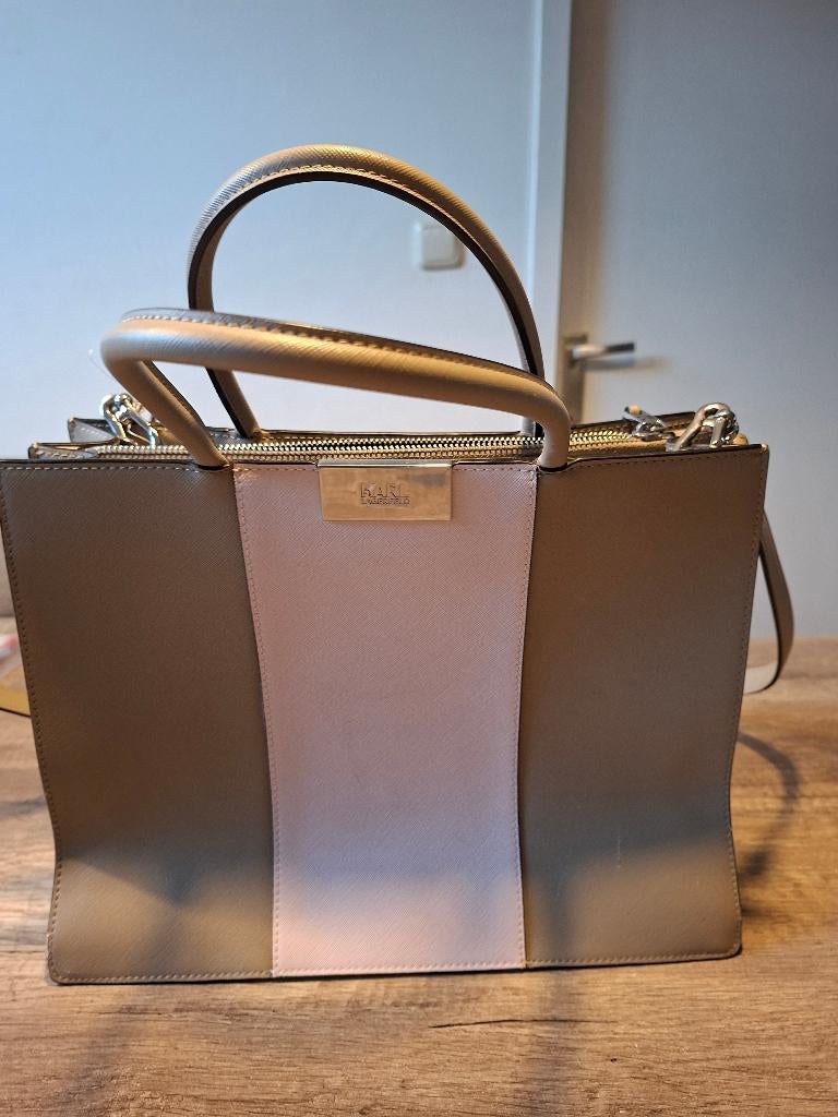 Karl lagerfeld tas, Sieraden, Tassen en Uiterlijk, Tassen | Damestassen, Ophalen of Verzenden, Zo goed als nieuw, Roze, Handtas
