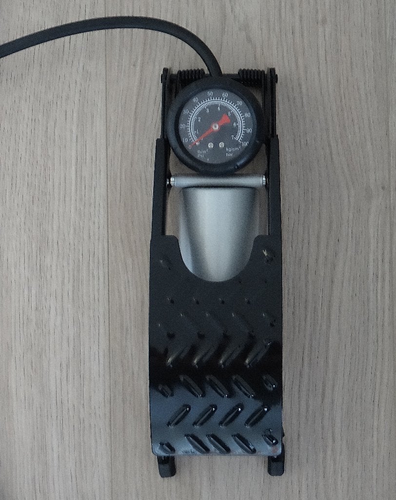 Premium luchtpomp met enkele cilinder en manometer, nieuw, Ophalen of Verzenden, Nieuw