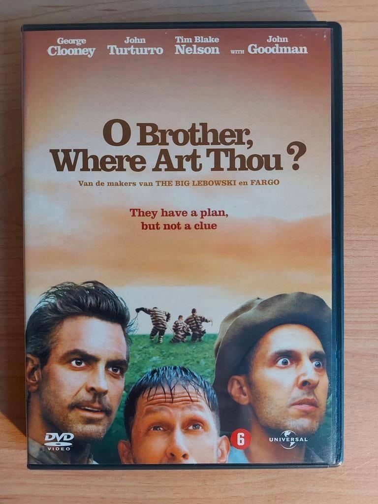O Brother Where Art Thou ? - Clooney Turturro Goodman, Cd's en Dvd's, Dvd's | Komedie, Alle leeftijden, Ophalen of Verzenden, Zo goed als nieuw