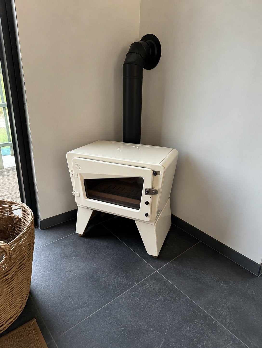 kachel, Houtkachel, Allesbrander, Tuinhaard, Haard, Vuurkorf, Huis en Inrichting, Kachels, Ophalen, Gebruikt, Houtkachel, Vrijstaand