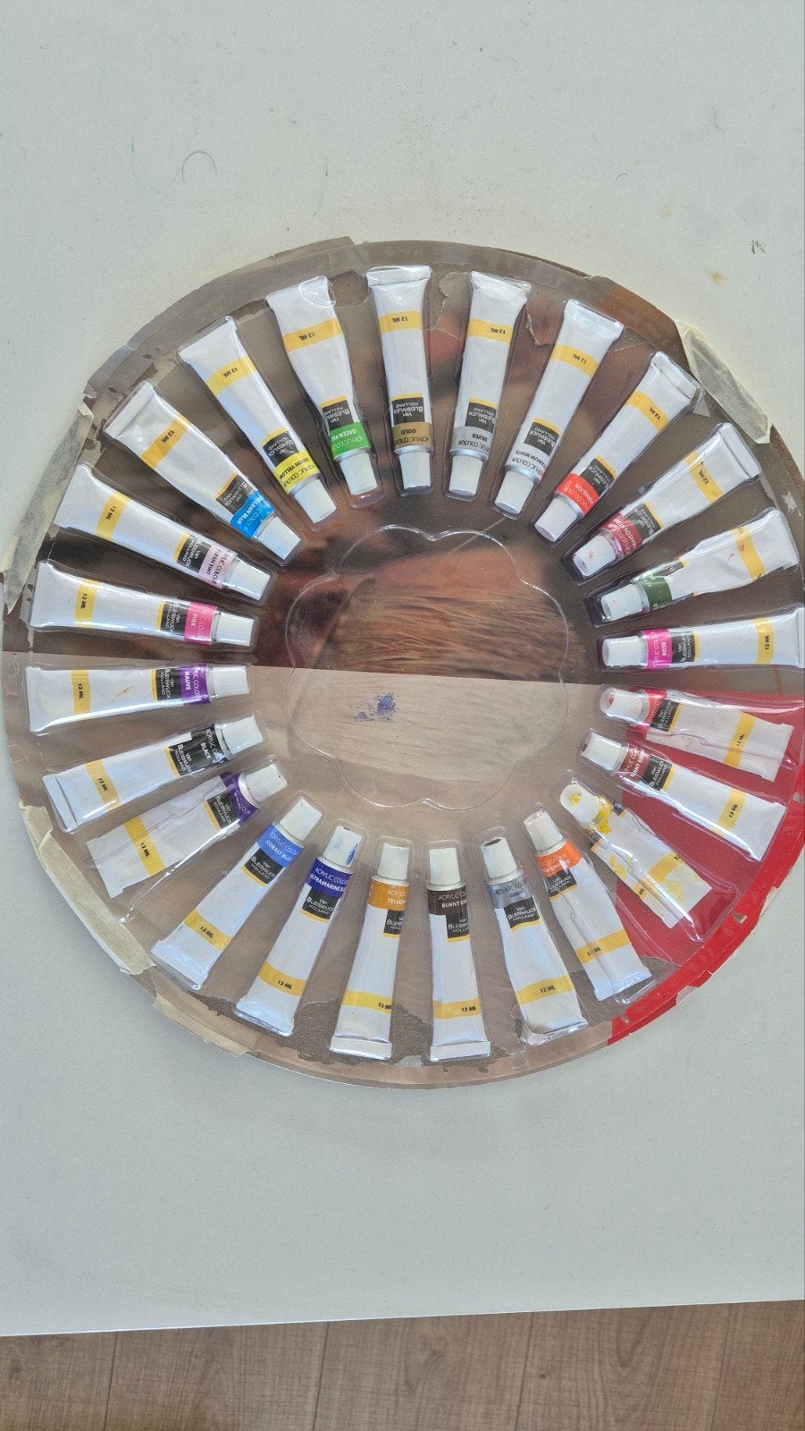 Set van 24 kleuren acrylverf, 12 ml tubes, Ophalen of Verzenden, Nieuw, Acrylverf
