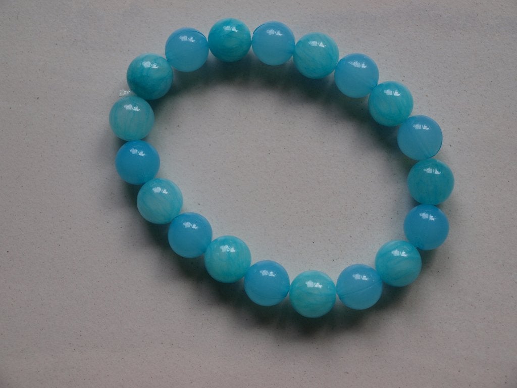Turquoise kralenarmband, Ophalen of Verzenden, Nieuw, Blauw, Overige materialen
