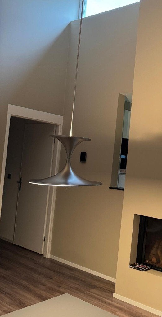 Ilfari Jazzy RVS hanglamp DESIGN Modern Strak, Huis en Inrichting, Lampen | Hanglampen, Ophalen, Overige fittingen, Zo goed als nieuw