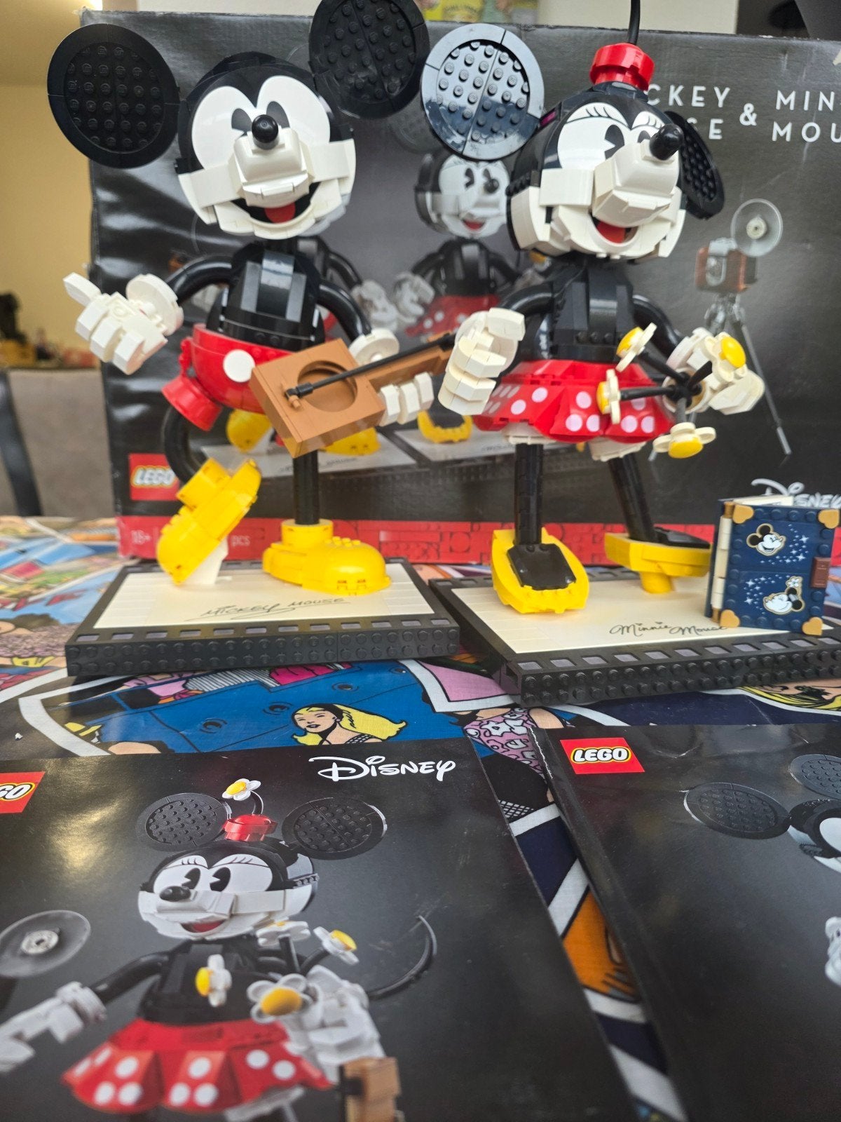 LEGO Disney Mickey en Minnie Mouse 43179, Inclusief instructies, Lego, Ophalen of Verzenden, Zo goed als nieuw