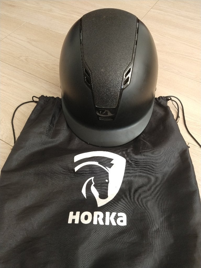 Horka paardrijd cap maat S-M 55-57 cm, Dieren en Toebehoren, Ophalen, Dames, Horka, Zo goed als nieuw
