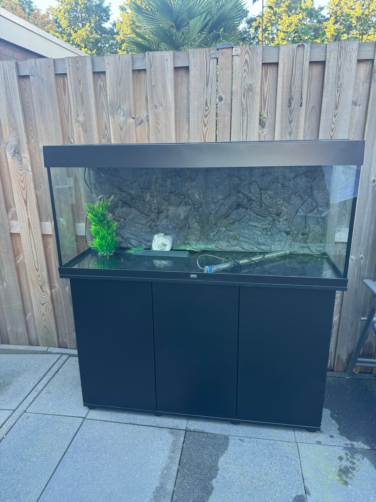 Juwel Rio 240 met onderkast, Ophalen, Gebruikt, Leeg aquarium, Inclusief deksel