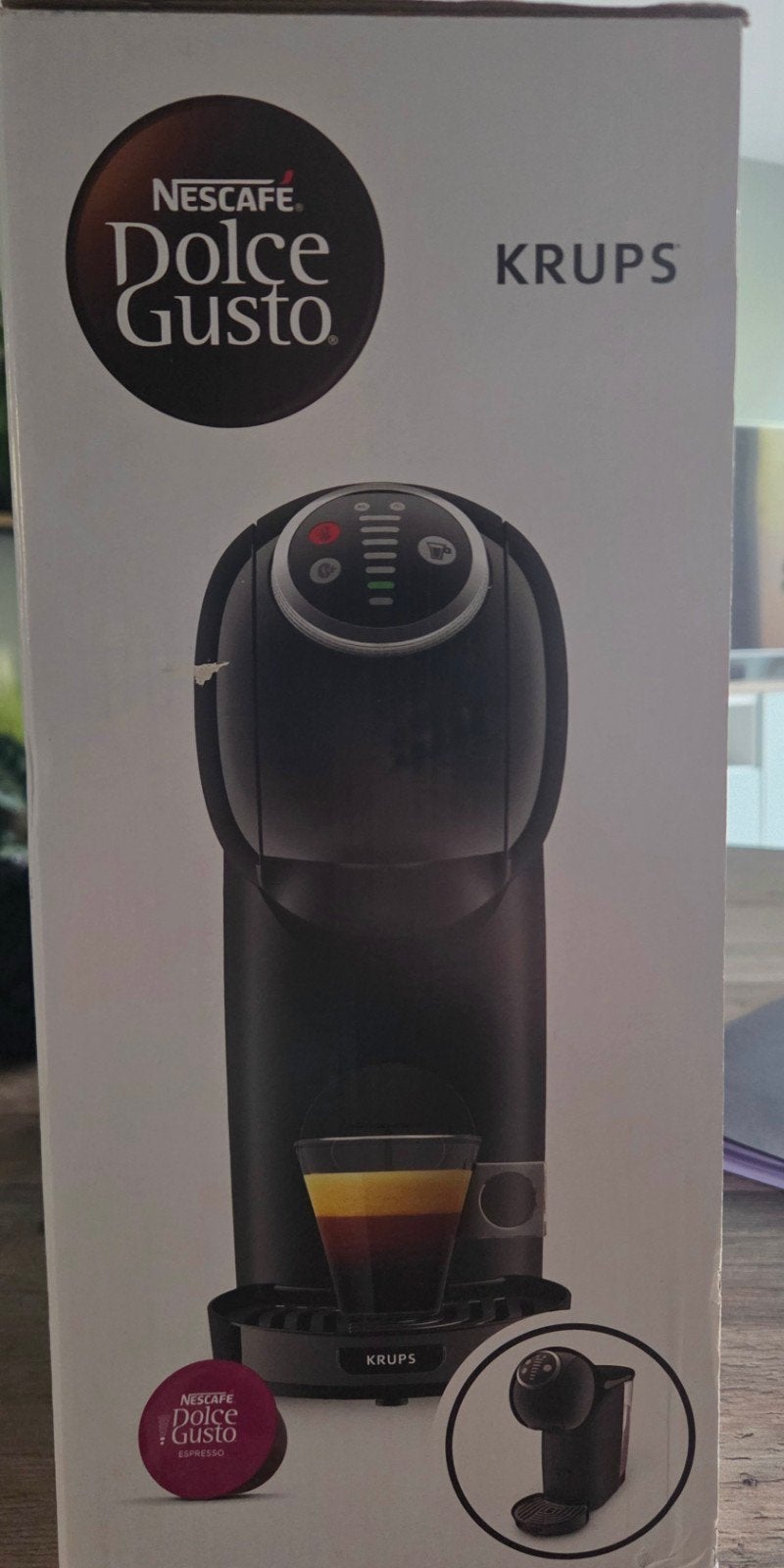Nescafé Dolce Gusto Genio S Plus Koffiezetapparaat, 1 kopje, Ophalen, Nieuw, Koffiepads en cups