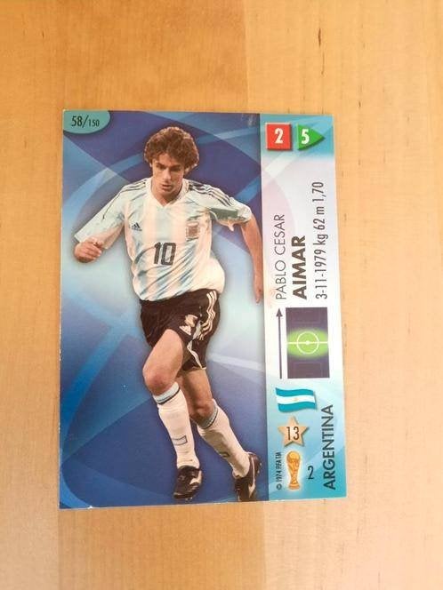 AIMAR - PANINI KAARTJE - WC 2006, Ophalen of Verzenden, Buitenlandse clubs, Poster, Plaatje of Sticker