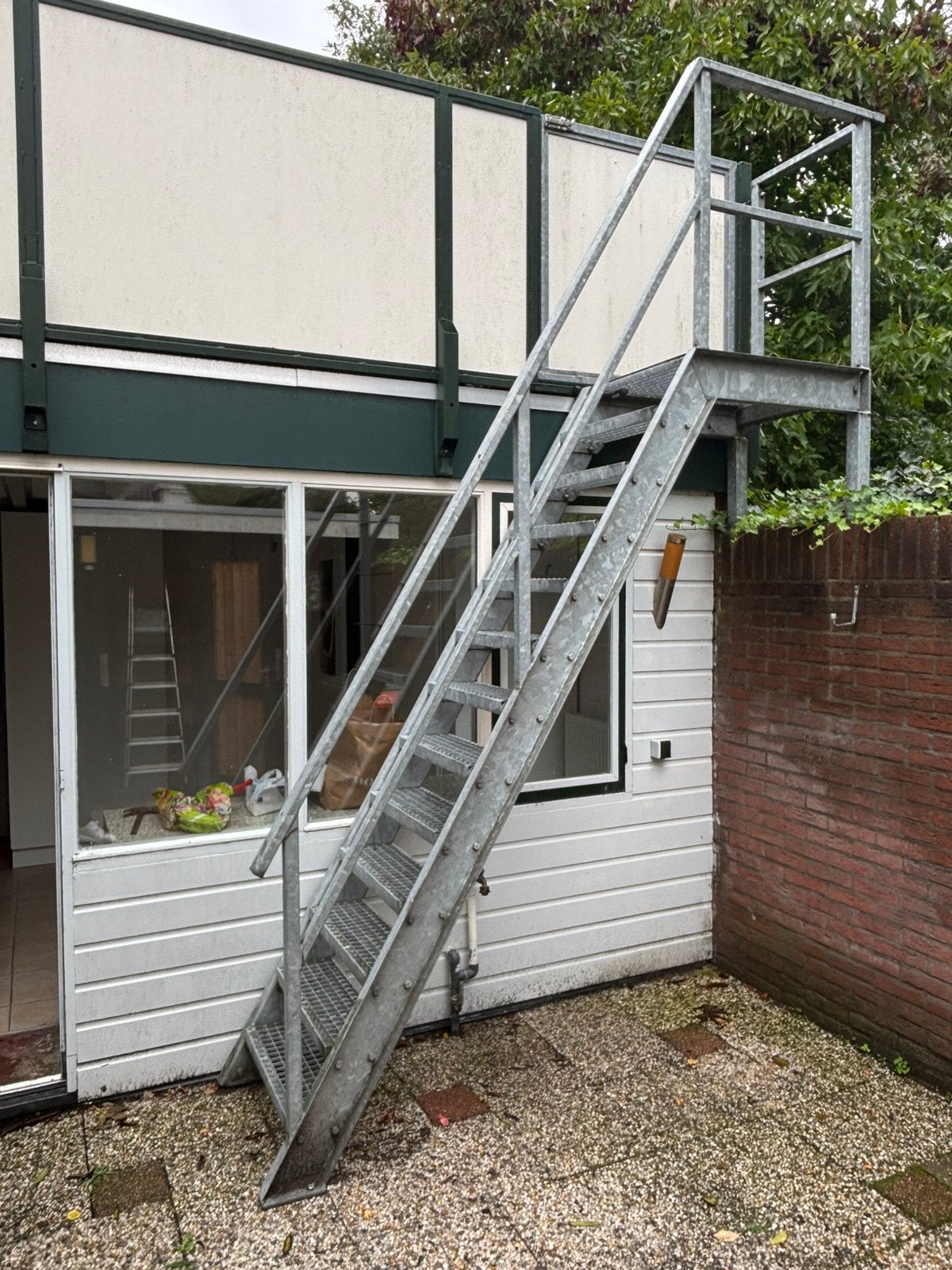 Brandtrap top conditie 3.30m hoog, Ophalen, Zo goed als nieuw, Trap, 2 tot 4 meter