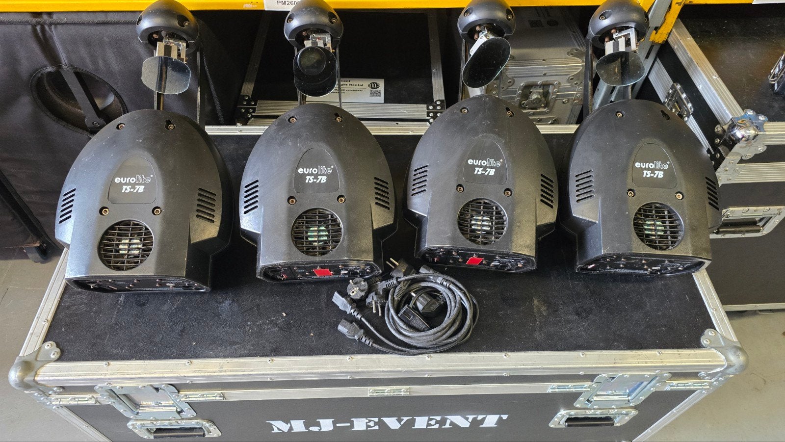 4x eurolite ts-7b dmx scanner, Ophalen, Gebruikt, Licht, Geluidgestuurd