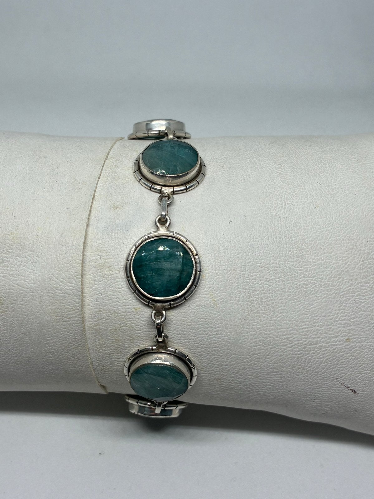 Zilver 925 Armband met Echte Smaragden - Verstelbaar, Zilver en edelstenen, Info@zilver.com, Nieuw, Ophalen of Verzenden