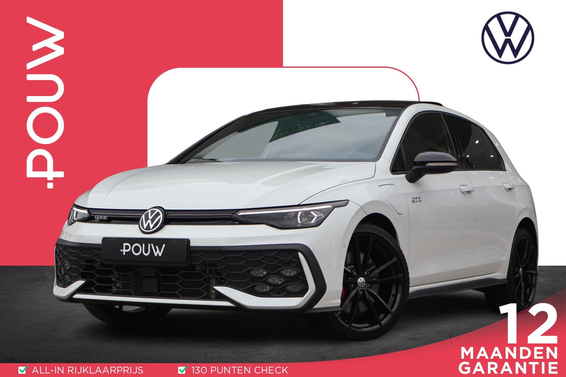 Volkswagen Golf GTE 1.5 eHybrid 272pk | SoH 100% | Trekhaak, Auto's, 12 maanden, 4 cilinders, 1700 kg, Geïmporteerd