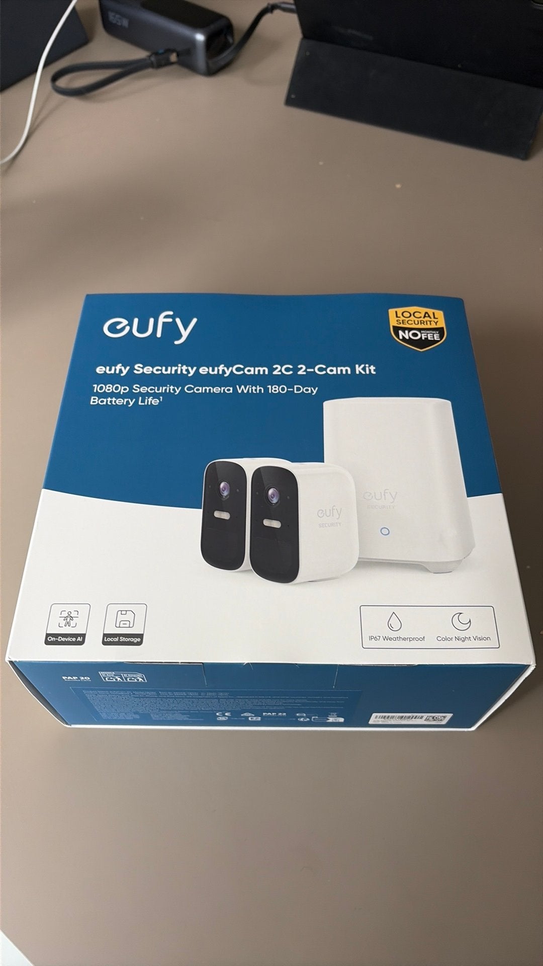 EufyCam kit met 1 camera, Ophalen of Verzenden, Nieuw