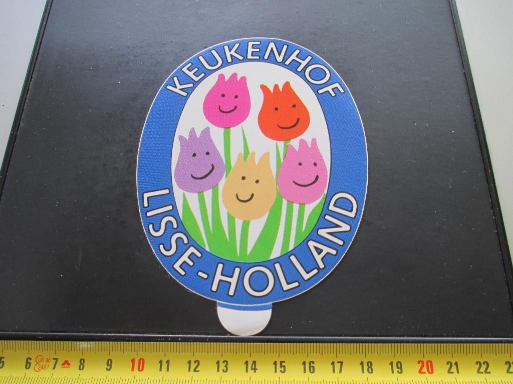 sticker Lisse Holland  KEUKENHOF tulp tulpen *, Ophalen, Zo goed als nieuw