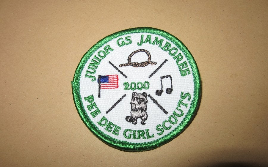 Scouting embleem junior jamboree 2000, Verzenden, Nieuw, Embleem, Speld of Insigne