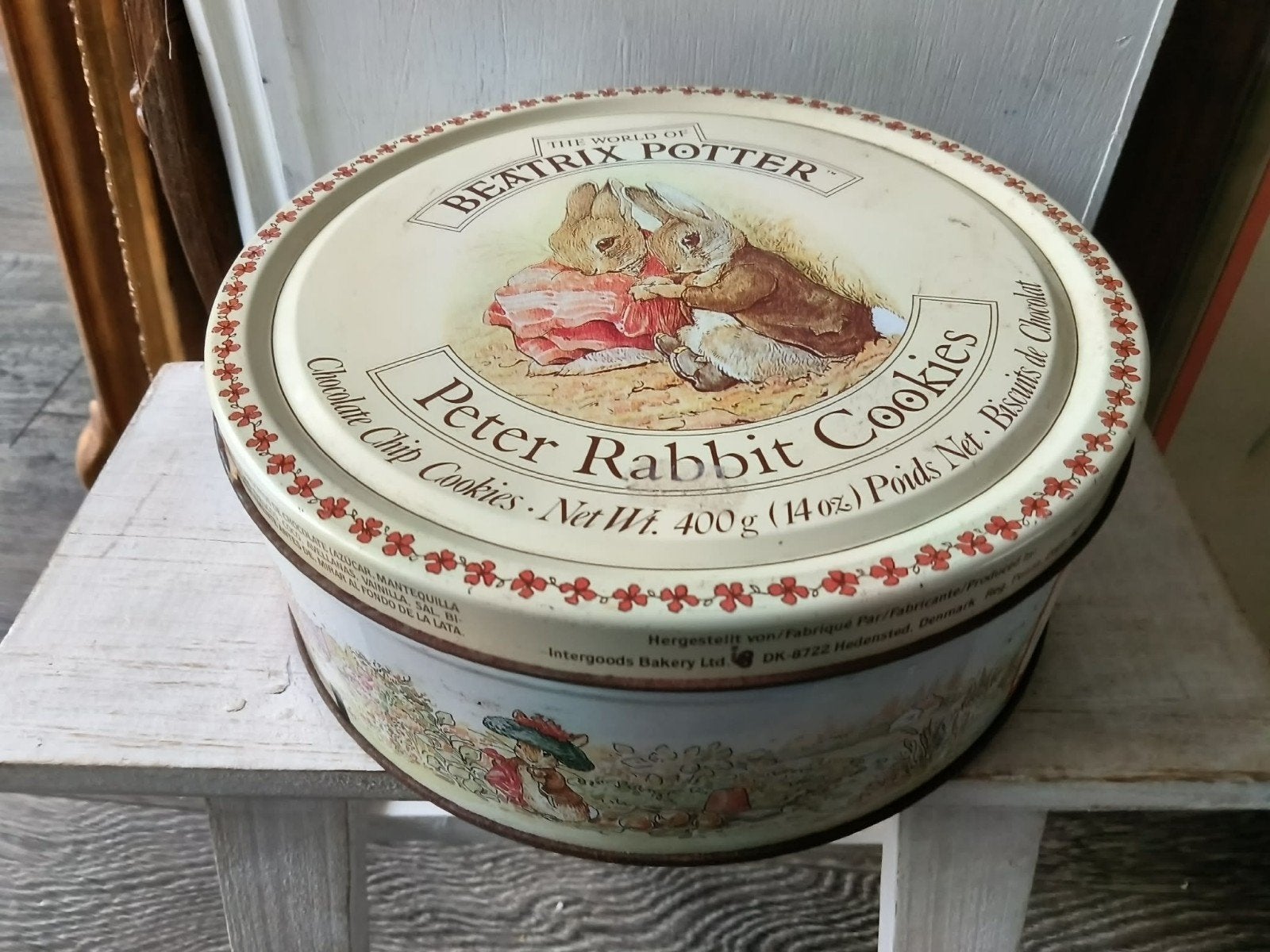 Vintage Peter Rabbit Koekblik - The World of Beatrix Potter, Verzamelen, Blikken, Ophalen of Verzenden, Gebruikt, Koek(jes), Overige merken