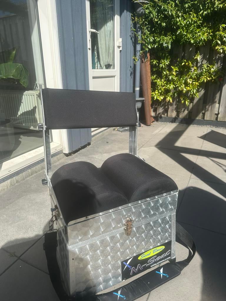 Visstoel/koffer - X2 Tackle Seat Box, Ophalen, Gebruikt, Koffer of Tas