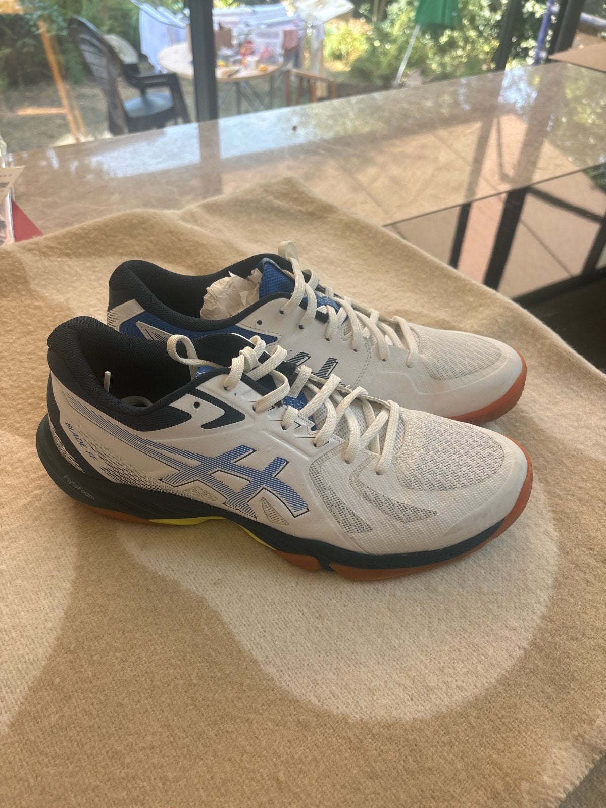 ASICS Blade FF Heren Sportschoenen - Maat 45, Ophalen of Verzenden, Nieuw, Wit, Sportschoenen