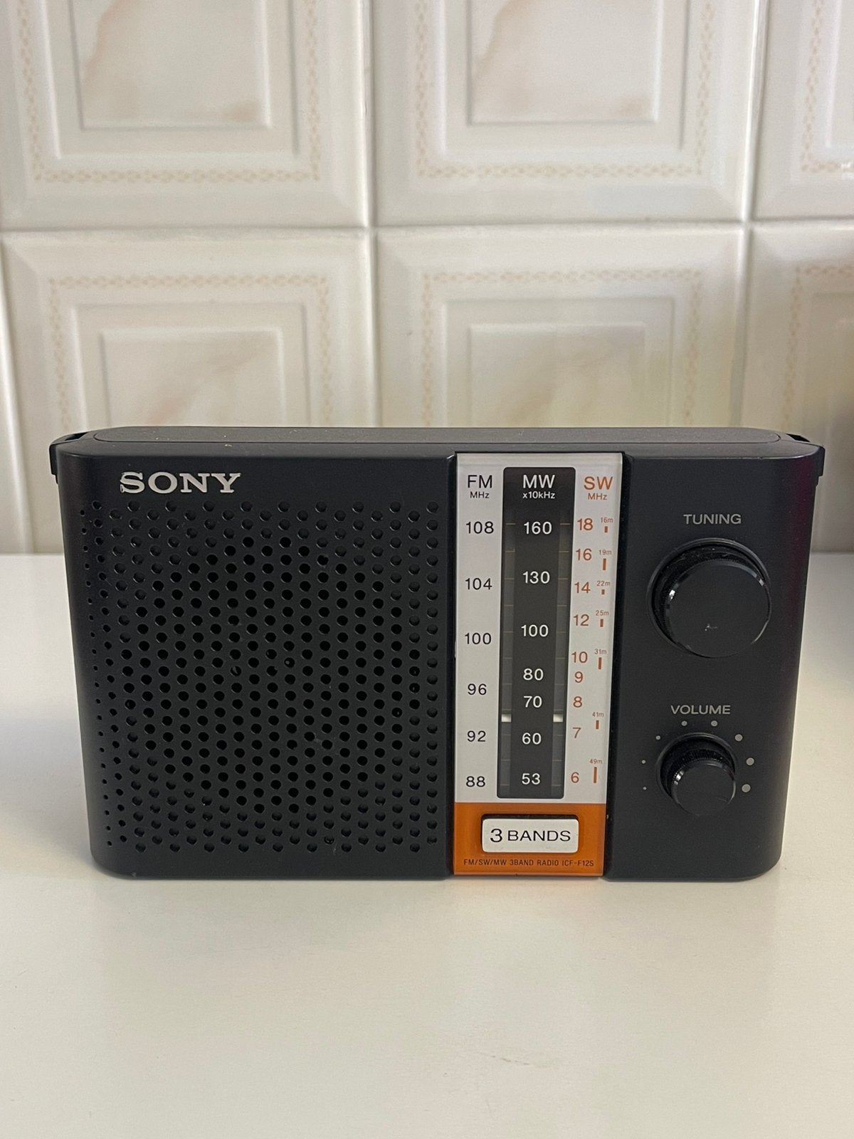 Sony ICF-F12S, Audio, Tv en Foto, Ophalen of Verzenden, Zo goed als nieuw