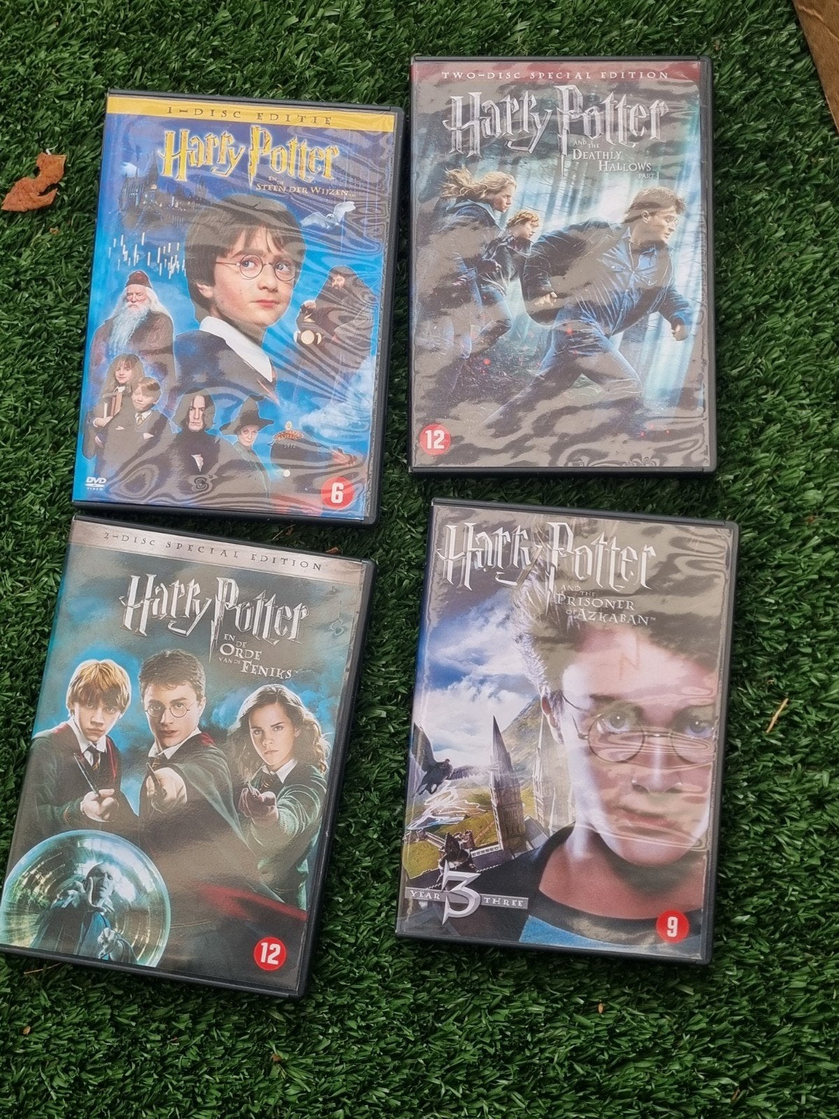 Harry Potter DVD Collectie - 4 Films (doos9), Cd's en Dvd's, Avontuur, Verzamelbox, Speciale editie, Nederlands