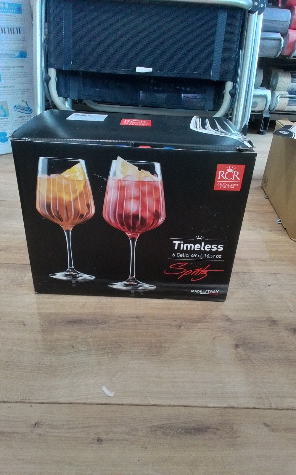 RCR Timeless Spritz glazen - 4 stuks, RCR Cristalleria Italiana, Ophalen of Verzenden, Via del Vetro, 1, 53034 Colle di Val d'Elsa SI, Italië