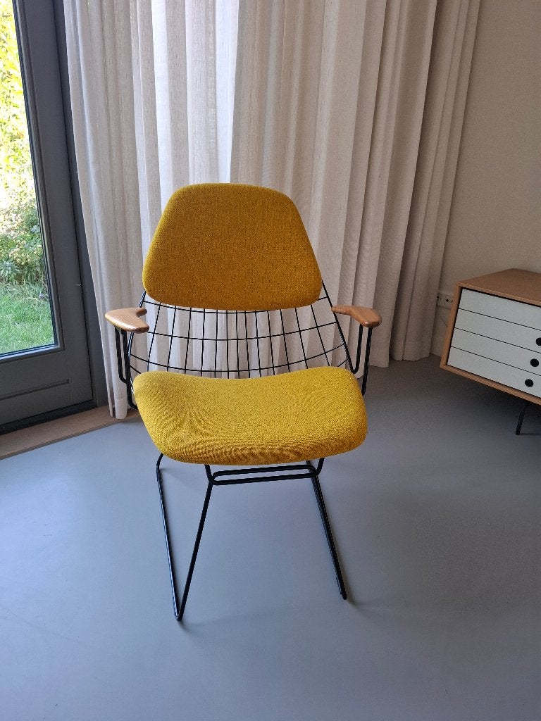 Pastoe FM06 Wire Lounge Stoelen (2x), Huis en Inrichting, Ophalen, Twee, Overige kleuren, Mid-century modern, Vintage, Design