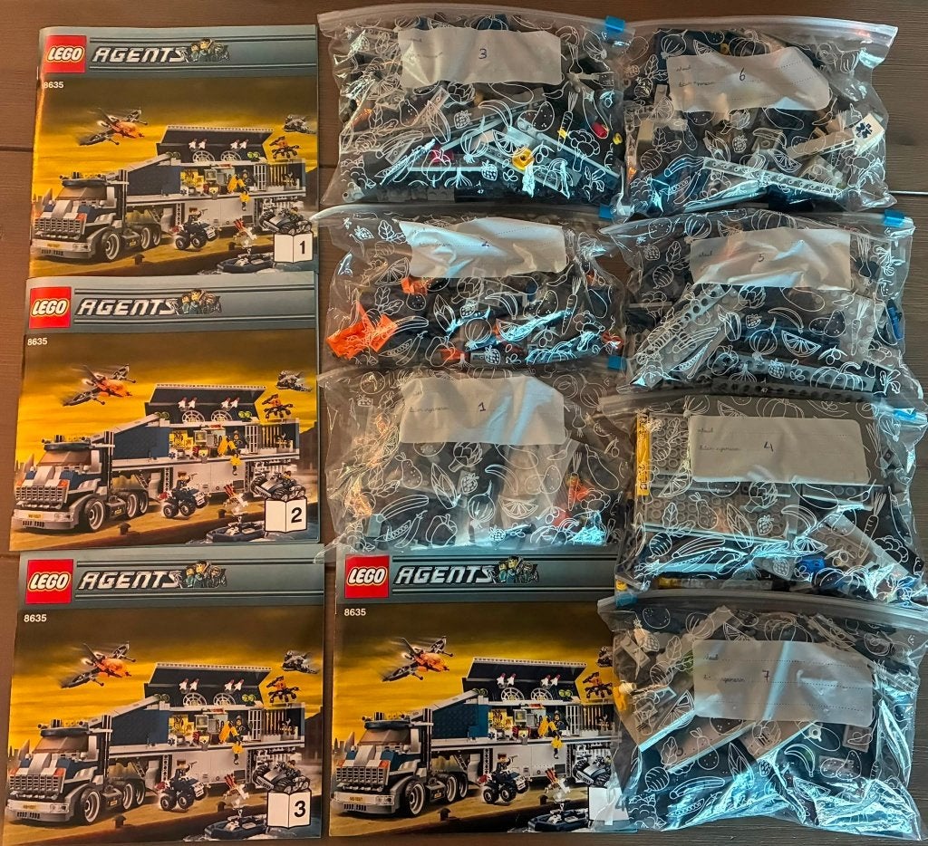 Lego 8635 Mission 6: Mobile Command Center, Lego, Ophalen of Verzenden, Zo goed als nieuw, Inclusief instructies