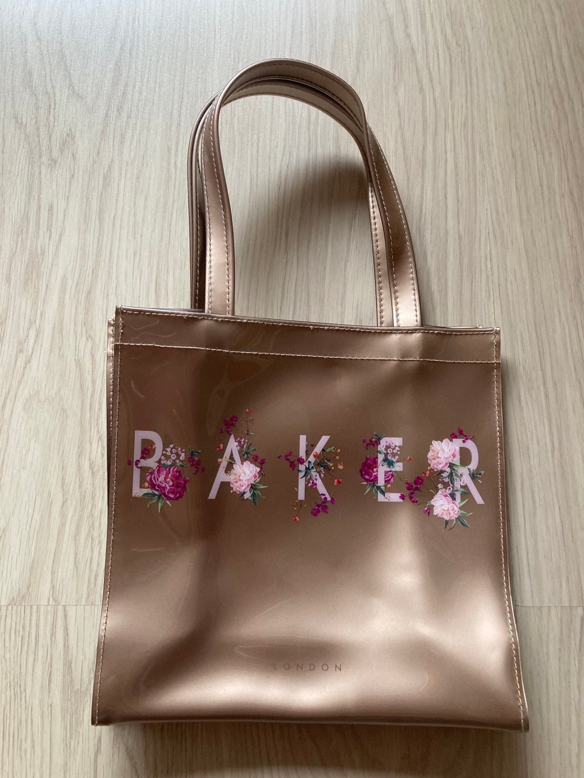 Ted Baker, goudkleurig tas, Ophalen of Verzenden, Zo goed als nieuw, Handtas
