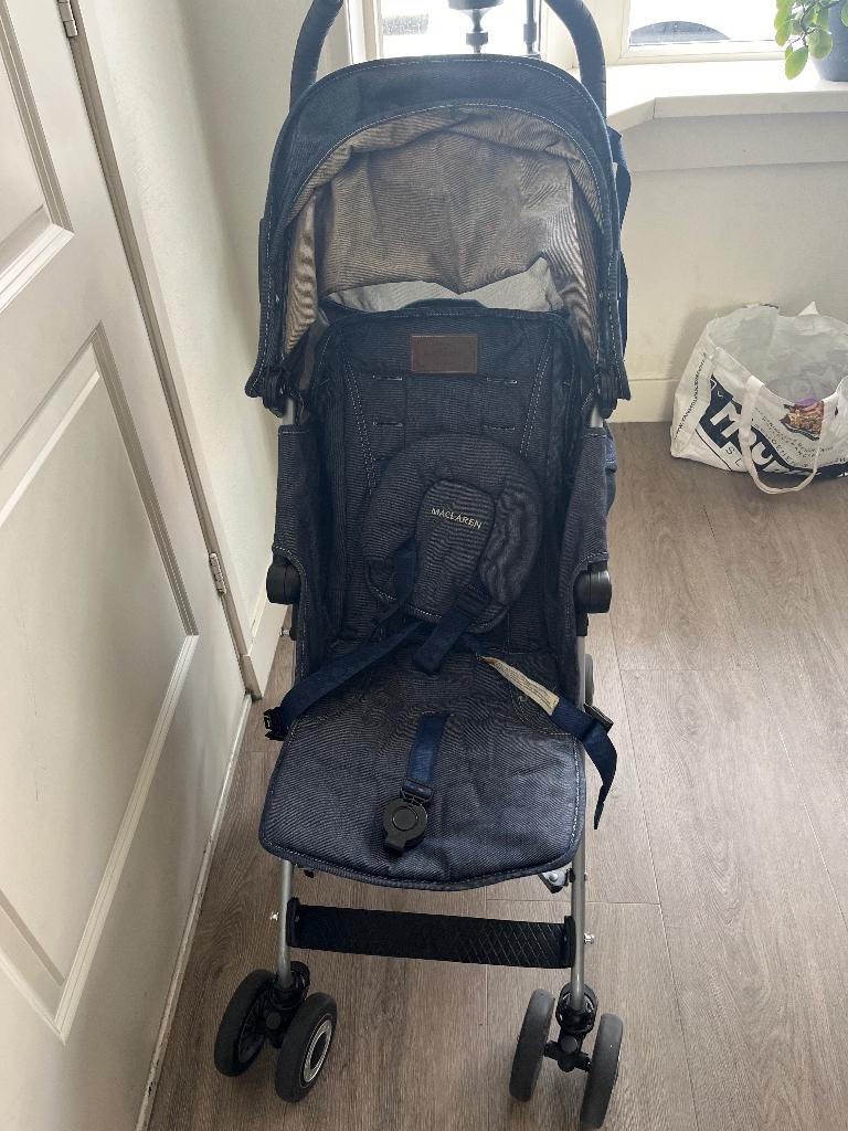 Maclaren buggy denim, Ophalen, Gebruikt, Maclaren