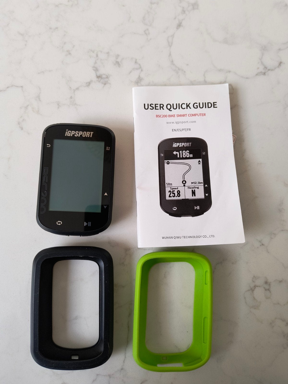 iGPSPORT BSC200 GPS Fietscomputer met toebehoren, Ophalen of Verzenden, Hartslagsensor, Zo goed als nieuw