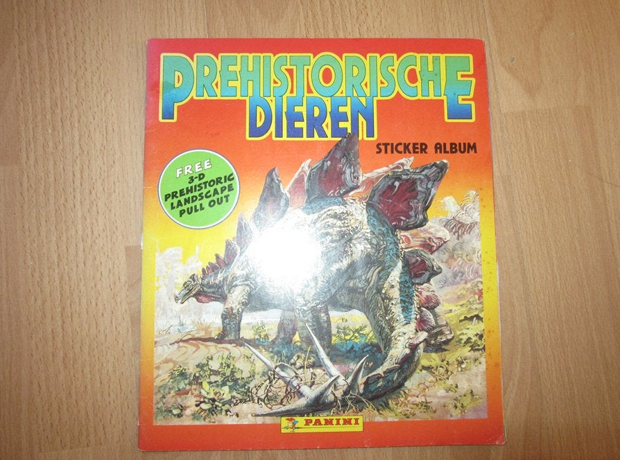 Panini album Prehistorische dieren, Verzamelen, Verzenden, Gebruikt, Overige typen