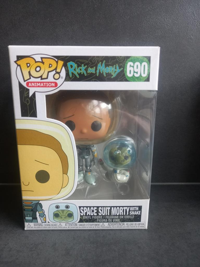 Funko pop Rick and Morty Space suit Morty with snake, Ophalen of Verzenden, Nieuw
